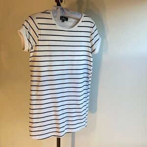 Lulus lined long, short sleeve shirt-xs